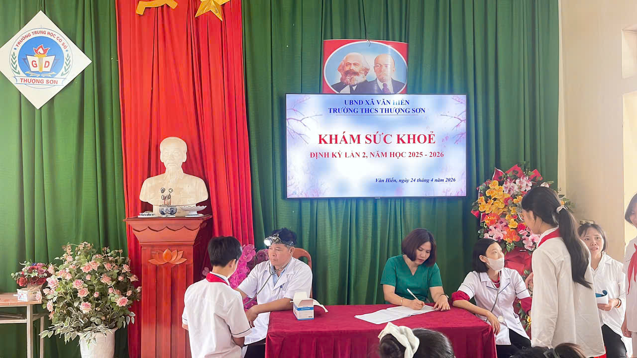 KHÁM SÀNG LỌC SỨC KHỎE CHO HỌC SINH